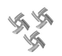 3 Pezzi Di Parti For Tritacarne Coltello For Tritacarne In Acciaio Inossidabile A 4 Lame Con Foro Quadrato