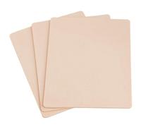 3 pezzi di pelle per tatuaggi 7,8x11,8" realistica e resiliente per esercitazioni di tatuaggi 0,12" di spessore pelle finta per tatuaggi vuota kit per tatuaggi pelle per esercitazioni di tatuaggi per