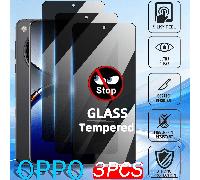 3 pezzi di pellicola protettiva per schermo compatibile con telefoni OPPO, protezione completa anti-sbirciata in vetro temperato, protezione dello schermo essenziale per uso quotidiano, in ufficio e a