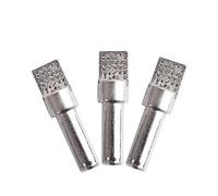 3 pezzi di penna diamantata for ravvivatura di frese a testa quadrata for mola a disco for lavorazione del legno, utensili for smerigliatrice da banco