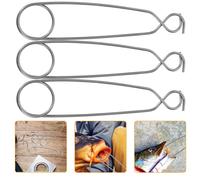 3 pezzi di pesca alla foce spargitore mascella spargollo in acciaio in acciaio