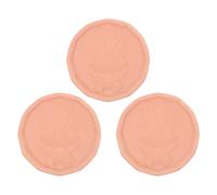 3 pezzi di pietra per conservare lo zucchero in terracotta: disco per