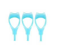 3 pezzi di plastica blu 3 in 1 strumento per ciglia trucco superiore inferiore occhio ciglia mascara protezione applicatore con pettine ciglia bigodini scudi applicatori