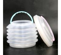 3 pezzi di plastica pieghevole spazzola secchio per lavaggio secchio