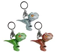3 Pezzi Di Portachiavi Di Dinosauro, Portachiavi Creativi E Divertenti, Decorazioni Carine, Ciondoli Per Borse.