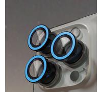3 pezzi di protezione per lenti della fotocamera compatibile con , con anello in metallo scintillante e cristalli, film antigraffio con durezza 9H, accessorio di moda, custodia protettiva user-friendl