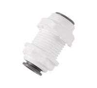 3 Pezzi di Raccordo for Acqua Dritto, Attacco rapido, Tubo Flessibile con paratia da 3/8 di Pollice, connettore for Tubo in PE, Parti for Filtro Acqua a osmosi inversa