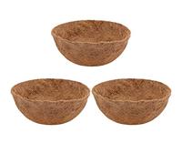 3 pezzi di ricambio in fibra di cocco per fioriere in fibra di cocco naturale, 35 cm