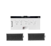 3 pezzi di ricambio per aspirapolvere compatibile con aspirapolvere Ecovacs Deebot X11 OmniCyclone / X11 Pro Omni / X11 Pro / X11 / X9 / X8PRO / X8PRO PLUS, 1 pattumiera 2 filtri (bianco)