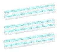 3 pezzi di ricambio per lavavetri, compatibile con Leifheit Window e Frame Cleaner L, rivestimento di ricambio in microfibra, 32 cm, larghezza senza strisce