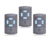 3 pezzi di ricambio per porta del garage Hörmann hsm4-868, telecomando 868,3 MHz, 4 canali, compatibile con Hörmann HSM4-868 HSE2-868 HS4-868, Hörmann Blue Buttons