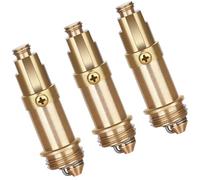 3 pezzi di ricambio per rifiuti interni a molla scanalata, tappi per lavello pop-up, tappo a scatto per lavandino, scarico di ricambio, per la maggior parte delle vasche da bagno