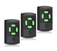 3 pezzi di ricambio per trasmettitore manuale Hörmann hsm4 437230, telecomando autoapprendimento codifica 26,975 MHz 4 canali per porta del garage, cancello d'ingresso, porta di casa, ecc