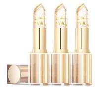 3 pezzi di rossetto trasparente che cambia colore, lucido, brillante, resistente al trasferimento, idratante, che cambia colore, per donne, a lunga durata, 24 ore, rossetto trasparente, re