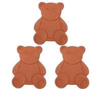 3 pezzi di salva-zucchero: ammorbidente per zucchero di canna a forma di orso,