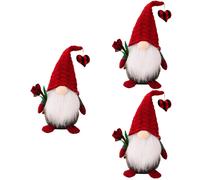 3 pezzi di San Gnome peluche svedese gnomo tabletop elfo bambola