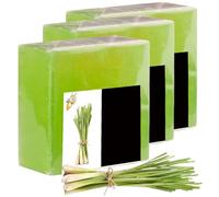 3 pezzi di sapone di citronella 100g sapone naturale di citronella per esseri umani sapone di lemongrass biota sapone per il lavaggio per il corpo e la pelle del viso Essenziali devono essere per la