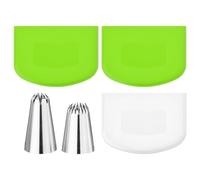 3 Pezzi di Scarti di Plastica E 2 Ugelli Auricolari Parziali, Scarti Multifunzioni, Frenetici, Scorte di Cucina, Strumenti al Forno.