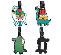 3 Pezzi Di Segni Di Valigia, Etichette Per Animali Da Cartoni Animati, Segni Creativi E Interessanti, Forniture Di Viaggio.