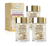 3 pezzi di siero al retinolo con veleno d'api, capsule per siero notturno retinolo, rassodante idratante, efficace contro rughe e brufoli, vegano, senza coloranti e profumi, per tutti i tipi di pelle