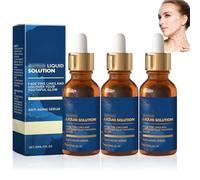 3 pezzi di siero effetto immediato viso, siero facciale, bastone Solution Hyalu B5, siero viso anti-invecchiamento, ringiovanisce la pelle e riduce le linee/rughe (30 ml*3)