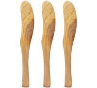 3 pezzi di spalmatore di coltelli al burro da 6, 7 pollici coltelli di burro in legno di facile pulizia da sandwich spargi per panna di formaggio in marmellata panna per la colazione picnic