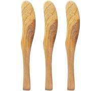 3 pezzi di spargi per coltelli al burro, coltelli da 6, 7 pollici di burro in legno, spargimento sandwich facile da pulire per marmellata, formaggio, panna, pane, colazione, coltello da picnic
