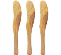 3 pezzi di spargi per coltelli al burro, coltelli per burro in legno da 6, 7 pollici, spargimento sandwich facile da pulire per marmellata, formaggio, panna, pane, colazione, picnic