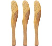 3 pezzi di spargi per coltelli al burro, coltelli per burro in legno da 6, 7 pollici, spargimento sandwich facile da pulire per marmellata, formaggio, panna, pane, colazione, picnic
