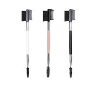 3 Pezzi Di Spazzola Per Sopracciglia A Due Teste, Pettine Per Sopracciglia Multifunzionale, Strumento Di Separazione Per Sopracciglia Per Ciglia, Gadget Per Il Trucco