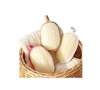 3 pezzi di spugna di luffa naturale morbida spugne da bagno esfolianti for la salute della pelle strumento di pulizia spazzole da bagno doccia unisex spazzola da bagno in schiuma di luffa(MIX/1set)