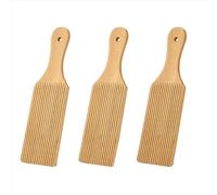 3 pezzi di taglieri per gnocchi e palette in legno per burro per stendere la pasta 9,1 x 2,8 pollici Paletta Strumenti per fare la pasta Rullo