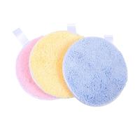 3 Pezzi Dischetti Struccanti in Fibra Fine Rotondi | Uso Domestico e Routine Cosmetica, Delicati sulla Pelle, Controllo Dell’olio, per Eccesso di Blush
