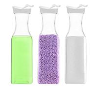 3 Pezzi Dispenser Detersivo Lavatrice,1500ml Contenitore per Detersivo in Polvere, Distributore di Detersivo per Conservare Detersivi e Ammorbidenti per Il Bucato, 31.74 x 9 x 9 cm