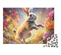 3 Pezzi Easter Bunny Set Di Biancheria Da Letto Con Stampa 3D in Microfibra Con Chiusura A Strappo Fantasy Floral Scene Per Tutte Le Stagioni Per Bambini,Ragazzi E Ragaz 70x50cm/1000pcs