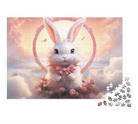 3 Pezzi Easter Bunny Set Di Biancheria Da Letto Stampa 3d in Microfibra Con Chiusura A Strappo Whimsical Fantasy Art Decorazione Per La Camera Da Letto Per Bambini,Ragazzi E Ragaz 38x26cm/1000pcs