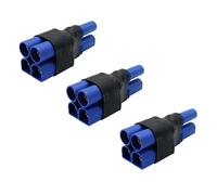3 pezzi EC5 spina parallela 1 presa a 2 maschio, adattatore Y splitter per DJI Phantom RC modalità elicottero quadricottero (adattatore parallelo EC5)