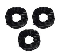 3 Pezzi Elastici per Capelli in Velluto con Tasca con Cerniera, Elastici Nascosti per Capelli, Hair Scrunchies Flanella per Viaggi