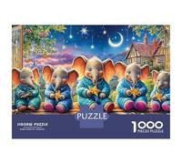 3 Pezzi Elephant in Basket Set Di Biancheria Da Letto Con Stampa 3D in Microfibra Con Chiusura A Strappo Moonlit Party Per Tutte Le Stagioni Per Bambini,Ragazzi E Ragaz 38x26cm/1000pcs