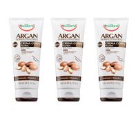 3 pezzi EQUILIBRA CREMA CORPO FLUIDA ARGAN Lozione Nutriente e Protet. 200ml
