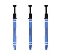 3 Pezzi Estrattore Ic a Artigli, Impugnatura Antiscivolo Blu | Lega di Alluminio e Plastica Isolante, Plunger Retrattile, Uso Componenti Elettronici e Schede