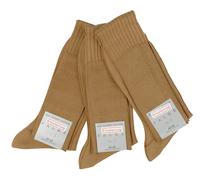 3 Pezzi FALKE No.13 Calze Da Uomo 43 44 Marrone Chiaro NUOVO