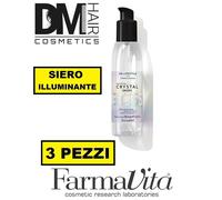 3 PEZZI FARMAVITA HD LIFESTYLE CRYSTAL DROPS 100ml SIERO ILLUMINANTE CRISTALLI