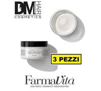 3 PEZZI FARMAVITA HD LIFESTYLE MATTE FIBER PASTE 100ml CERA PASTA OPACA FLEXIBLE