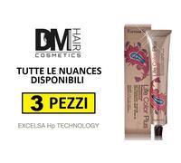 3 PEZZI FARMAVITA Life COLOR Plus 100ml TINTA COLORE PER CAPELLI PERMANENTE