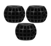 3 Pezzi Ferma Tubo per Avvolgitubo in Gomma Nero Foro 12 MM | Riduce Rumore e Ritorno, Diametro Foro 0, 47 Pollici, per Manutenzione e Irrigazione su Balcone