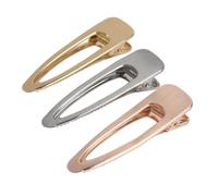 3 Pezzi Fermaglio a Becco D'anatra in Lega Traforata | Presa Salda e Facile da Fissare, Stile Semplice ed Elegante, Accessorio per Ciocche Ribelli e Acconciature