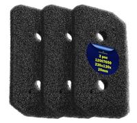 3 Pezzi Filtro Asciugatrice 12007650 per Bosch Ha Dimensioni 230 x 130 x 20 mm Filtri Spugna Garanzia di 10 Anni - MONTERAL