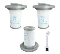 3 Pezzi Filtro di Ricambio per Aspirapolvere Rowenta X-Force Flex 8.60 RH9611 RH9637 RH9638 RH9639, Alternativa al Filtro Separatore Sostituire Accessori ZR009006 con una Spazzola di Pulizia