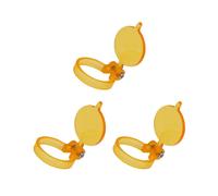 3 Pezzi Filtro Giallo per Lampada Frontale un LED Occhialini Dentali Utile Illuminazione da Laboratorio Accessori per Lente D'Ingrandimento Binoculare